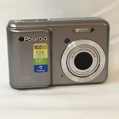 Polaroid i1035 10MP Digital Camera No Battery No Charger No Card For Parts Only - Image 1 of 4