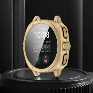 For Samsung Galaxy Watch 7 40mm PC HardCase+Tempered Glass(Champagne Gold) - Zdjęcie 1 z 8