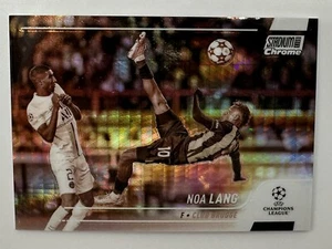 2021-22 Topps Chrome Stadium Club Noa Lang Sepia Refractor /75 #65 - Picture 1 of 2