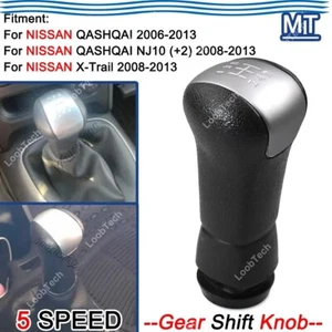 Gear Shift Knob For Nissan X-trail Manual 5 Speed Gear Transmissions Shifter - Bild 1 von 4
