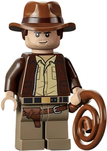LEGO Indiana Jones With Web On Face Minifigure Indiana Jones 77015 NEW iaj056 - Picture 1 of 1