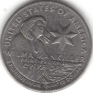 2022-D, 25c, Wilma Mankiller, Famous Women Series (US COIN, MONEY, COLLECTIBLE - Picture 1 of 2