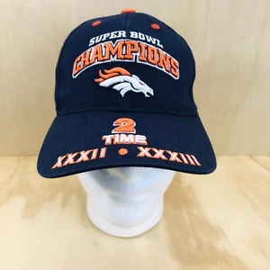 NFL Denver Broncos 2 Time Super Bowl Champions Strapback Cap Mütze blau orange - Bild 1 von 8