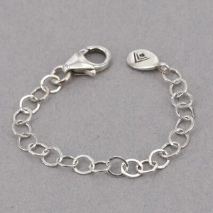 Retired Silpada Sterling Silver 3" Necklace Extender Lobster Claw Clasp N2714 - Picture 1 of 3