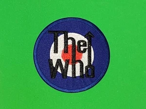 THE WHO Target Sew / Iron On Badge Rock Music Festival Patch - Foto 1 di 1