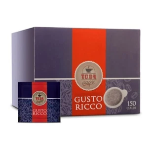 150 Cialde Miscela Gusto Ricco Toda Caffè ESE in carta44mm Intensità e corposita - Imagen 1 de 1