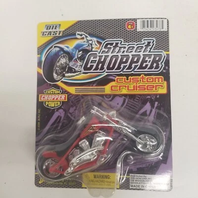 Ja-Ru Custom Cruiser Street Chopper Motorcycle Toy, 2006, New - Image 1 of 4