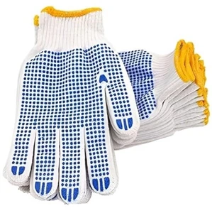 24 Paar Picker Packer PVC GEPUNKTET Nylon Arbeitshandschuhe PICK & GO Sicherheitsgriff - Bild 1 von 13
