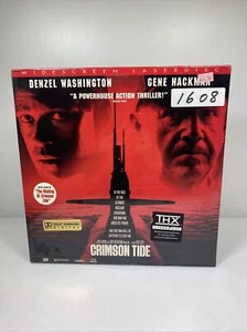 Hollywood Pictures laserdisc - "Crimson Tide"  Gene  Hackman & Denzel Washington - Picture 1 of 4