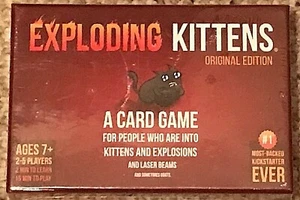 Exploding Kittens Card Game Original Edition Brand New Sealed Family Fun - Picture 1 of 2