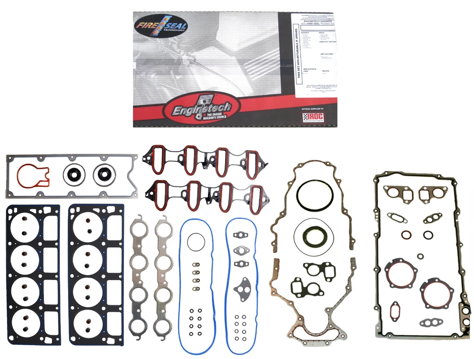 Juego completo de juntas de revisión para Chevrolet Gen III 2001-2007 6,0 L L LQ9 LQ4 Foto 1 de 1