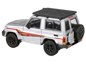 2014 Toyota Land Cruiser LC 71 Silver Metallic with Graphics 1/64 Diecast Mod... - Picture 1 of 2