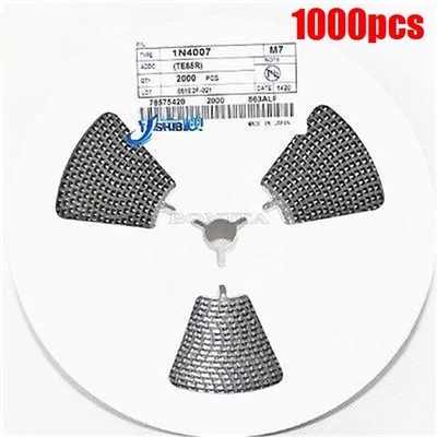 1000 piezas diodo Toshiba 1N4007 LL4007 M7 DO-214 (SMD) IC nuevo fn Foto 1 de 2