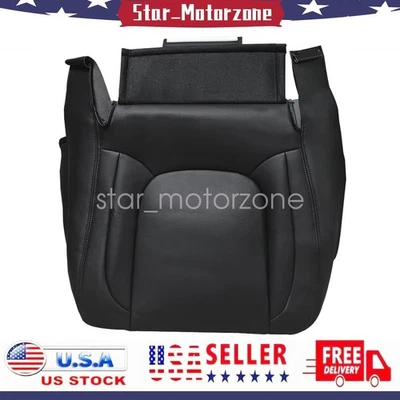 Passenger Side Bottom Leather Seat Cover Black For 2003-05 Dodge Ram 1500 2500 Foto 1 de 4