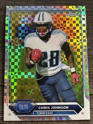 2023 Topps Composite - Topps Chrome Chris Johnson #37 X-Fractor - Image 1 of 2
