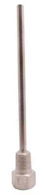 DURACHOICE 9" Thermowell - Stainless Steel 316 - 1/2" NPT Connections