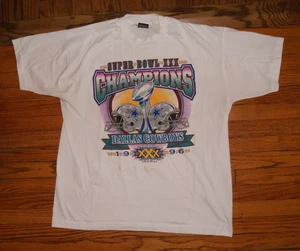 Vintage 90s 1996 Super Bowl Champions XXX Dallas Cowboys T-Shirt XL USA Made - Bild 1 von 8