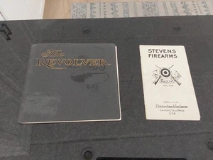 1900s Smith & Wesson The Revolver Booklet & Stevens Firearms Catalog INCOMPLETE - Picture 1 of 21