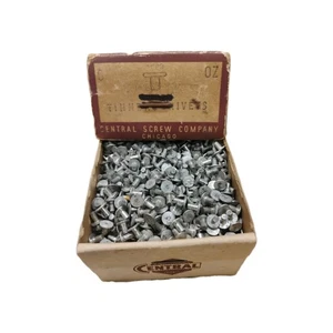 8 Unzen Spinnernieten 3/32" x 5/32" Waschverzinnt Box mit 1000+ Zentralschraube Co - Bild 1 von 4