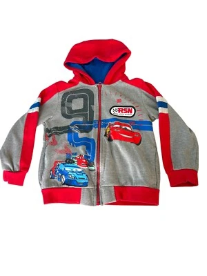 Chaqueta polar con capucha Disney Pixar Cars talla 5/6 Foto 1 de 4