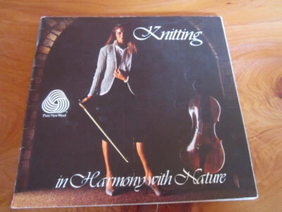 KNITTING PATTERN BOOK  KNITTING IN HARMONY WITH NATURE    GREAT **** MUST SEE - Image 1 of 4