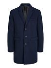 Jack Jones Mens Coat Smart Knitted Coat Classic Regular Fit Jacket