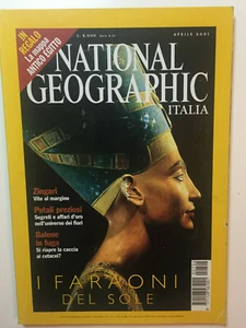 National Geographic Aprile 2001Antico Egitto Faraoni Zingari Balenottieri - Picture 1 of 2