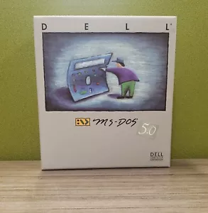 Vintage Dell MS DOS 5 Version 5.0 Operating System Software (9 Disks) + Manual - Picture 1 of 5