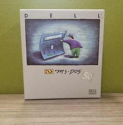 Vintage Dell MS DOS 5 Version 5.0 Operating System Software (9 Disks) + Manual - Image 1 of 4