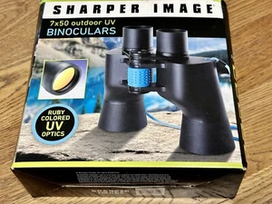 Sharper Image 7x50 Outdoor UV BINOCULARS Carrying Case New In Box - Picture 1 of 1