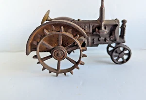 ANTIQUE CAST IRON MINNEAPOLIS MOLINE J TRACTOR TOY - Picture 1 of 9