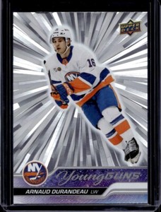 2023-24 Upper Deck Series 1 Young Guns Outburst Silver Arnaud Durandeau RC #217