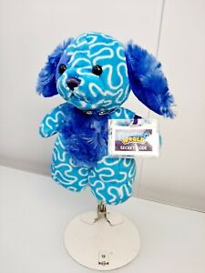 Amazing World SKY blue Puppy Dog Plush Toy 6" Ganz Series 2 UNUSED CODE Soft