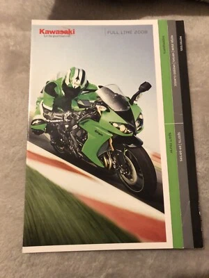 kawasaki range brochure 2008 zx10r zx6r zzr1400 z1000 etc - Image 1 of 4