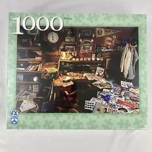 F.X. Schmid MEMORIES 1,000 Piece Jigsaw Puzzle Sports Memorabilia Theme Sealed - Picture 1 of 8
