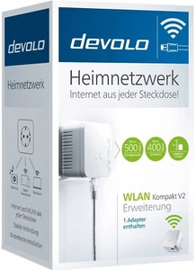 devolo WLAN Kompakt V2 Erweiterung Heimnetzwerk (8616) bis 500Mbit/s Neu&Ovp - Bild 1 von 1