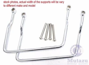 Mutazu Soft Saddlebag saddle bags supports brackets Yamaha Vstar V Star 950 1300 - Picture 1 of 3