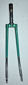 Tange 9A Touring Road Bike Fork 700c 1" Threaded 138mm Teal Chromoly USA Shipper - Picture 1 of 18