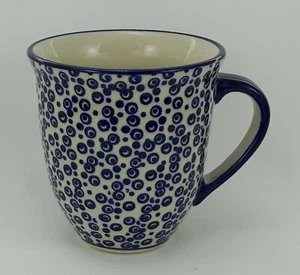 Bunzlauer Keramik Tasse MARS Maxi - Becher - blau/weiß - 0,43 Liter, (K106-MAGD) - Bild 1 von 5