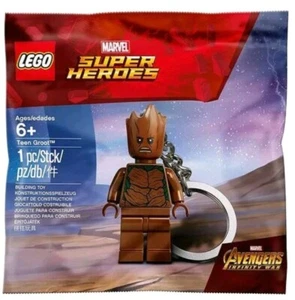 LEGO® Teen Groot Keychain - Avengers Infinity War #5005244 Polybag BRAND NEW! - Picture 1 of 3
