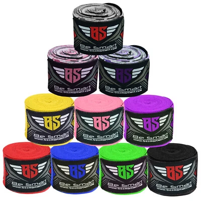 BE SMART Power Hand Wraps Innenhandschuhe Bandagen MMA Boxen Muay Thai Mexikanisch Stretch