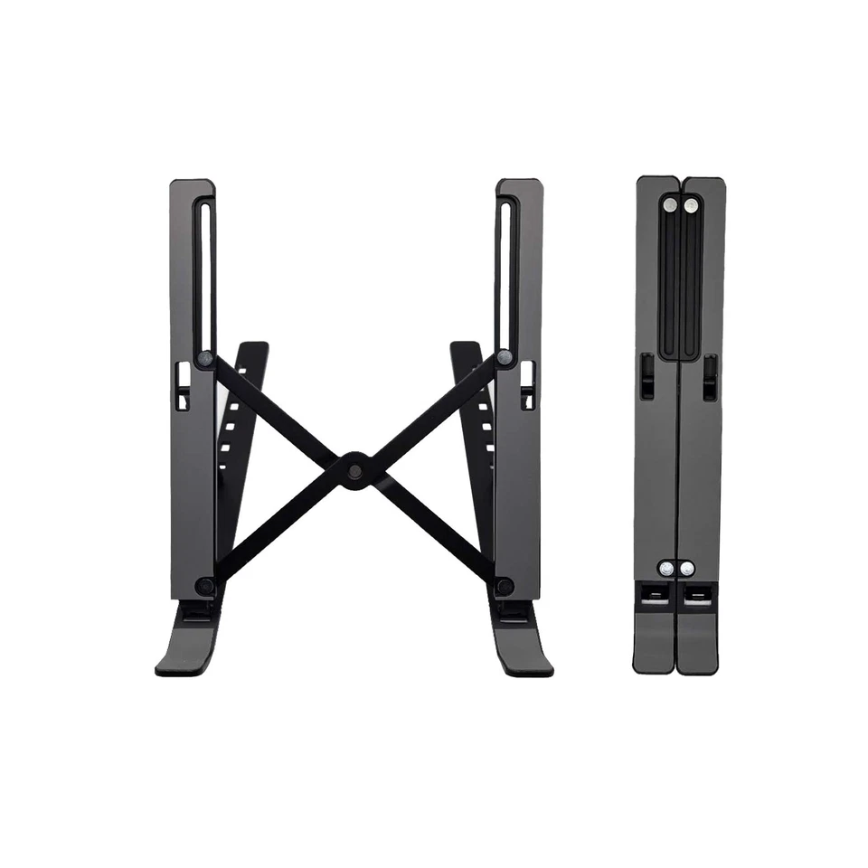 Laptop Ständer Aluminium höhenverstellbar faltbar rutschfest bis 17,3" - Bild 1 von 4
