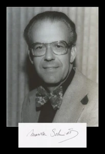 Maarten Schmidt (1929-2022) - Astronomo olandese - Rara cartolina firmata + foto - COA - Foto 1 di 3