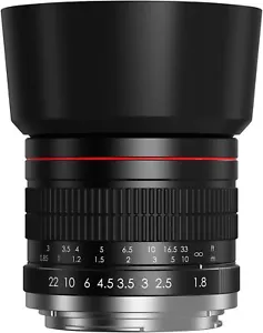 Lightdow 85mm F1.8 Manual Focus Telephoto Portrait Lens for Canon Nikon Sony - Picture 1 of 17