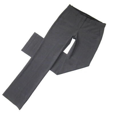 NWT THEORY Emery in Urban Charcoal Gray Stretch Wool Pants 12 x 35 ½ $275 - Image 1 of 4