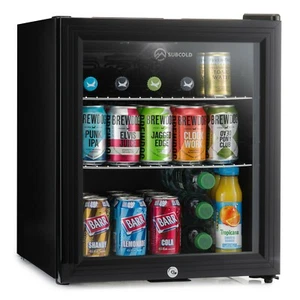Subcold Beer Fridge 50L Drinks Cooler Table Top Mini Fridge Super50 LED - Picture 1 of 44
