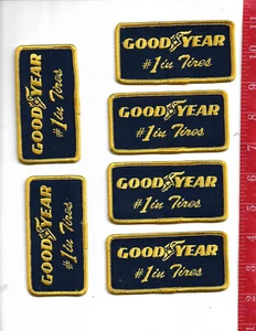 Lote de 6 Parches Buen Año #1 en Neumáticos Nuevo Estado Nunca Usado - Imagen 1 de 2