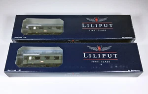 2x Liliput HO L384103 Schnellzugwagen Gr.28 1st Kl DRG Era 2 1st Cls - NOS MINT - Picture 1 of 12
