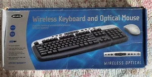 Belkin F8E832 BNDL Wireless Optical Desktop Radio Transfer PC / Mac Keyboard - Picture 1 of 14