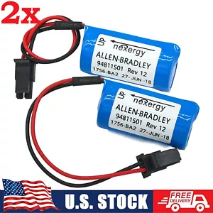 2XFor ALLEN-BRADLEY 1756-BA2 PLC Controller Battery BR2/3A-AB 94811501 Battery - Picture 1 of 7
